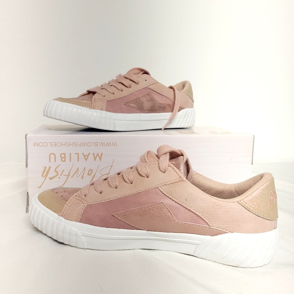 Blowfish Women's Dusty Pink Fashion Sneakers Sz 7.5